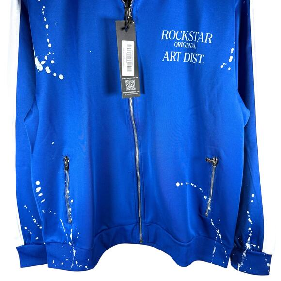 Rockstar Original Art District Full Zip Track Jacket Men’s L - Streetwear Skater - Picture 5 of 14